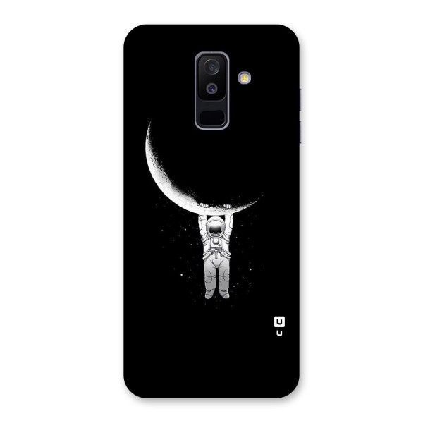 Hanging Astronaut Back Case for Galaxy A6 Plus