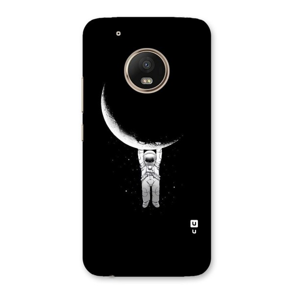 Hanging Astronaut Back Case for Moto G5 Plus