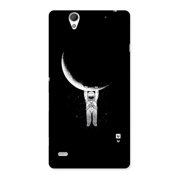 Hanging Astronaut Back Case for Sony Xperia C4