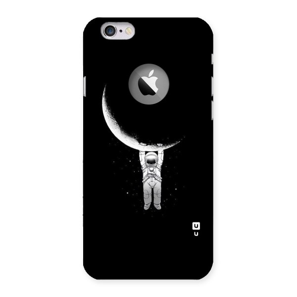 Hanging Astronaut Back Case for iPhone 6 Logo Cut