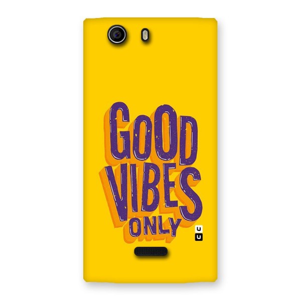 Happy Vibes Only Back Case for Canvas Nitro 2 E311