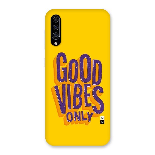 Happy Vibes Only Back Case for Galaxy A30s