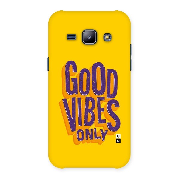 Happy Vibes Only Back Case for Galaxy J1