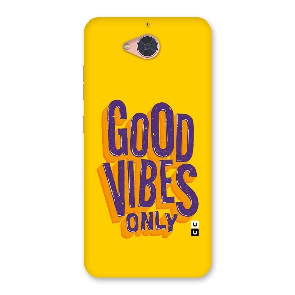 Happy Vibes Only Back Case for Gionee S6 Pro