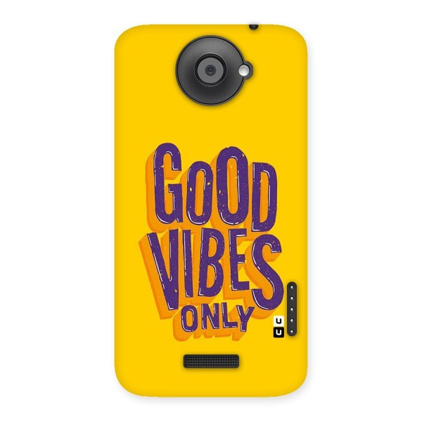 Happy Vibes Only Back Case for HTC One X