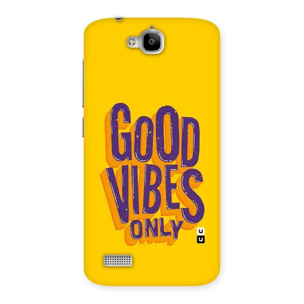 Happy Vibes Only Back Case for Honor Holly