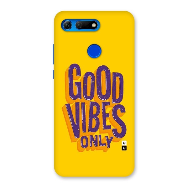 Happy Vibes Only Back Case for Honor View 20