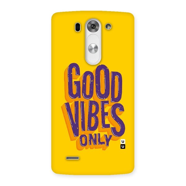Happy Vibes Only Back Case for LG G3 Beat