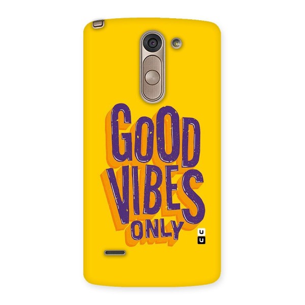 Happy Vibes Only Back Case for LG G3 Stylus