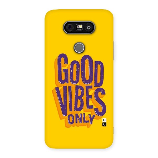 Happy Vibes Only Back Case for LG G5