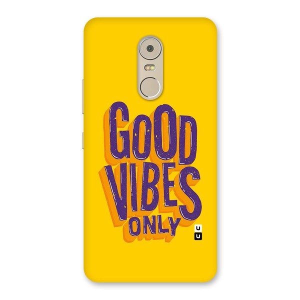 Happy Vibes Only Back Case for Lenovo K6 Note