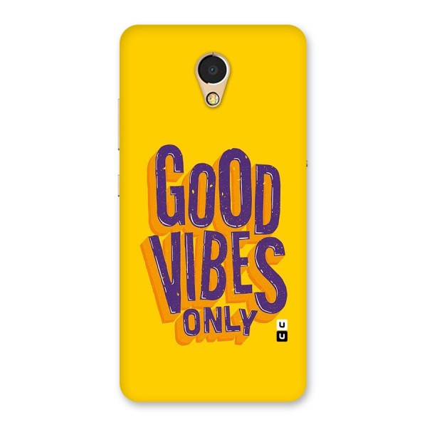 Happy Vibes Only Back Case for Lenovo P2