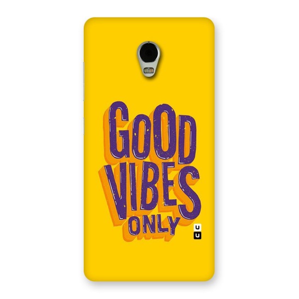Happy Vibes Only Back Case for Lenovo Vibe P1