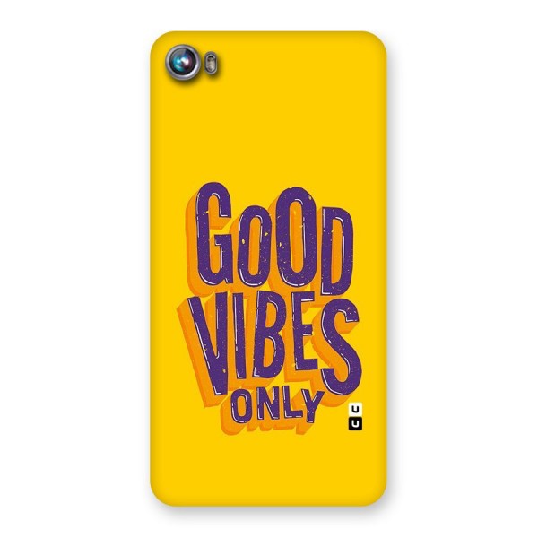 Happy Vibes Only Back Case for Micromax Canvas Fire 4 A107