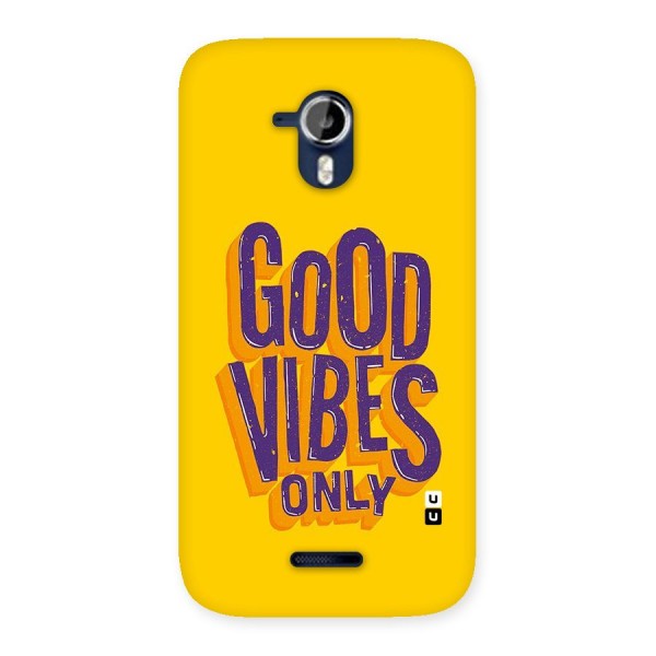 Happy Vibes Only Back Case for Micromax Canvas Magnus A117