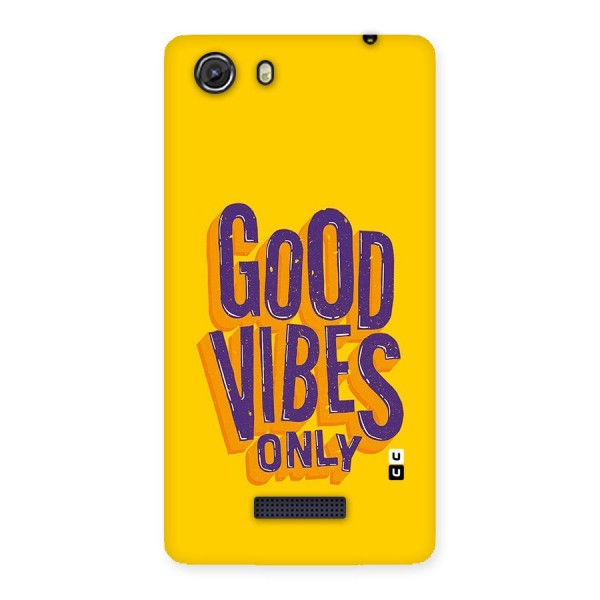 Happy Vibes Only Back Case for Micromax Unite 3