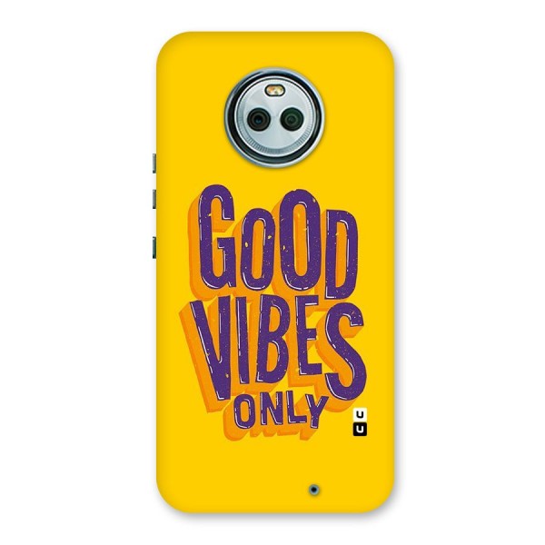 Happy Vibes Only Back Case for Moto X4