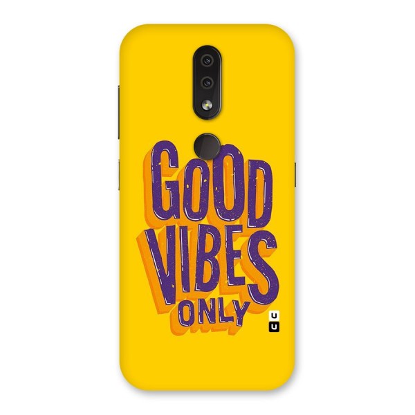 Happy Vibes Only Back Case for Nokia 4.2