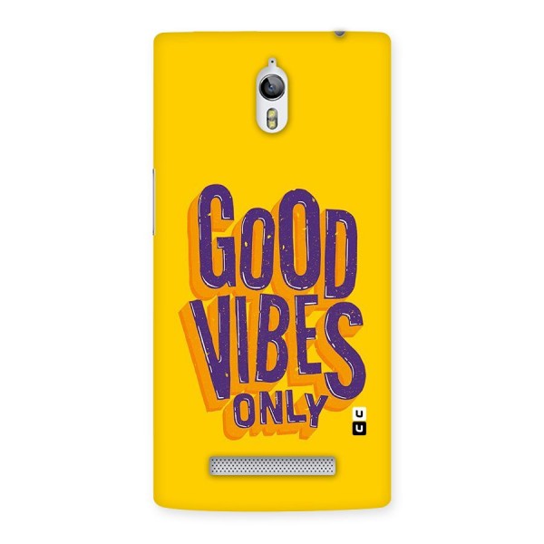 Happy Vibes Only Back Case for Oppo Find 7