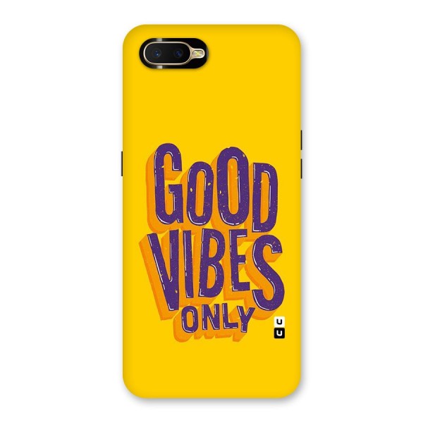 Happy Vibes Only Back Case for Oppo K1