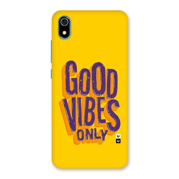 Happy Vibes Only Back Case for Redmi 7A