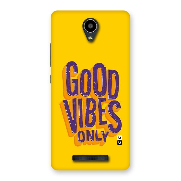 Happy Vibes Only Back Case for Redmi Note 2
