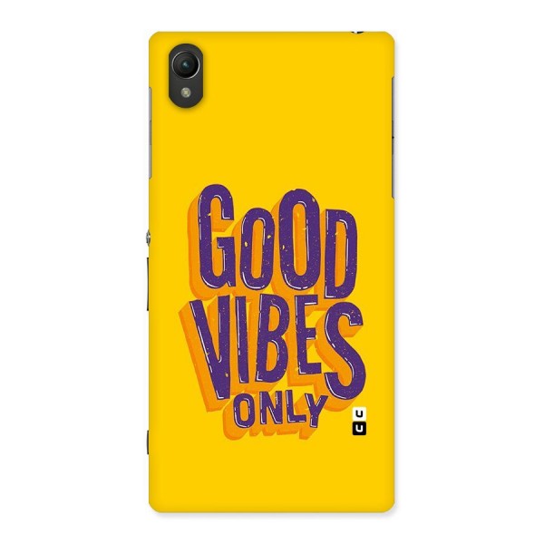 Happy Vibes Only Back Case for Sony Xperia Z1