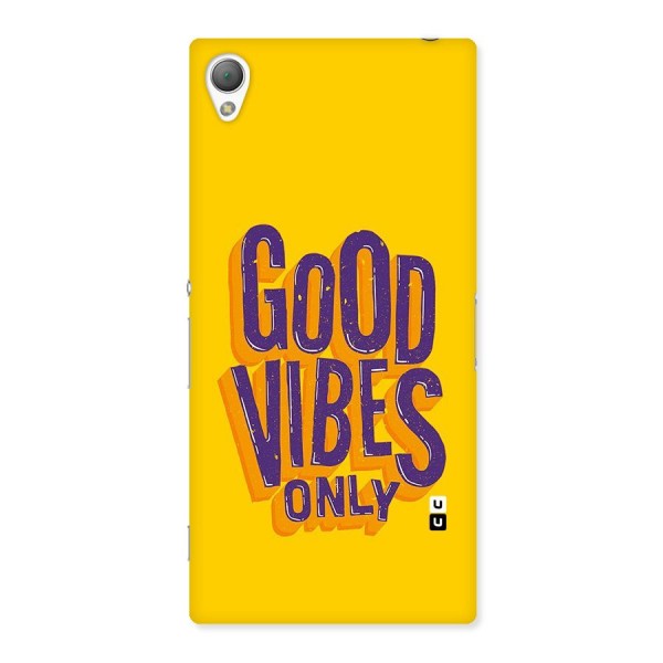 Happy Vibes Only Back Case for Sony Xperia Z3