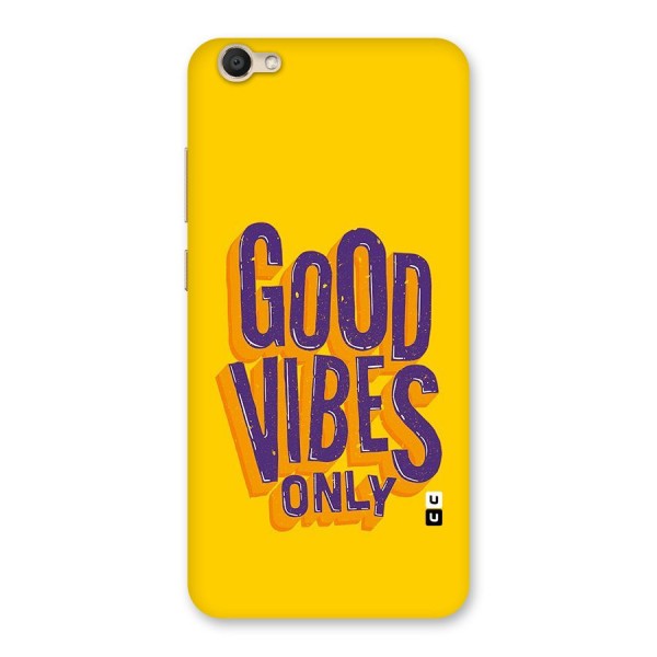 Happy Vibes Only Back Case for Vivo Y67
