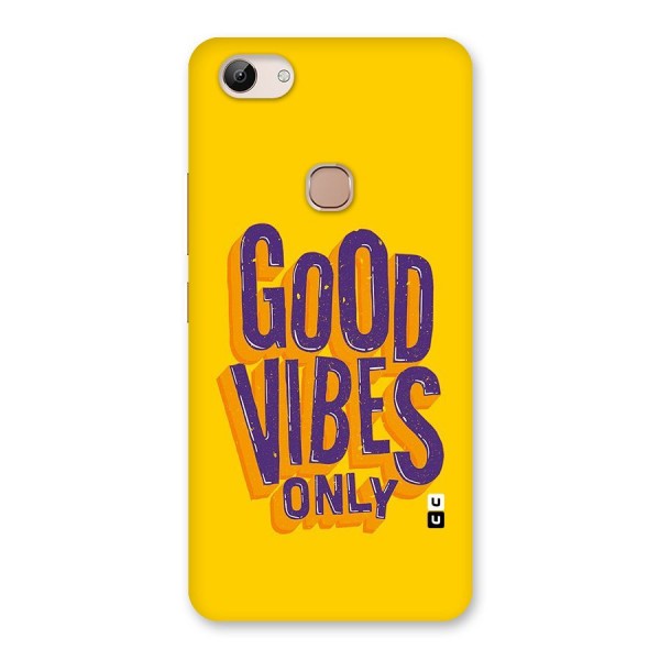 Happy Vibes Only Back Case for Vivo Y83