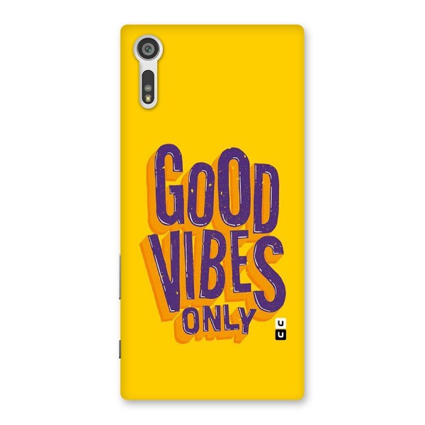 Happy Vibes Only Back Case for Xperia XZ