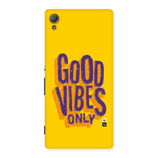 Happy Vibes Only Back Case for Xperia Z4