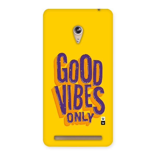 Happy Vibes Only Back Case for Zenfone 6