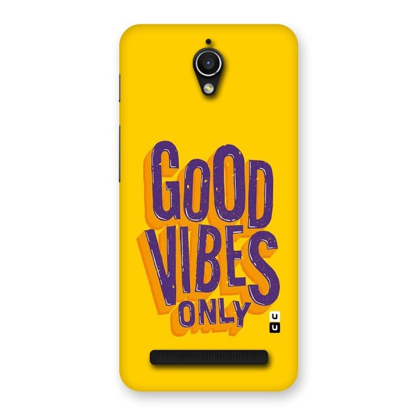 Happy Vibes Only Back Case for Zenfone Go