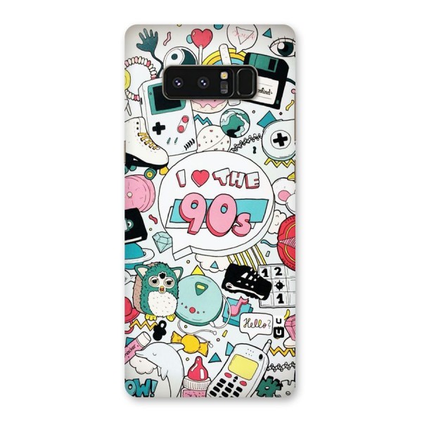 Heart 90s Back Case for Galaxy Note 8