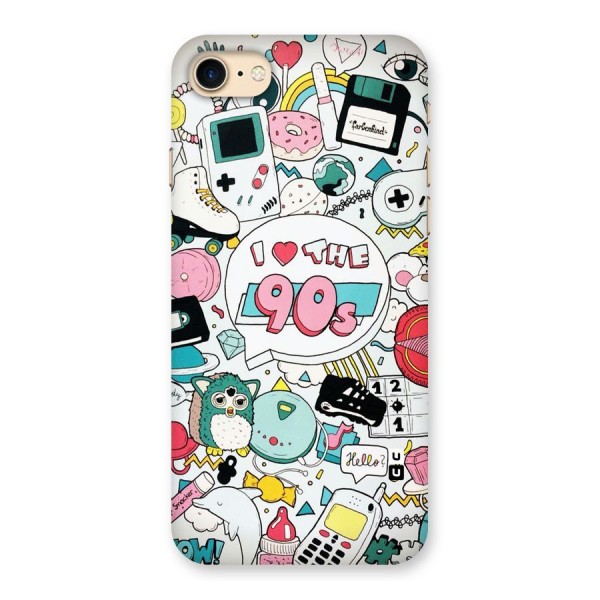 Heart 90s Back Case for iPhone 7