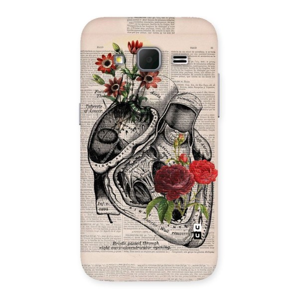 Heart Newspaper Back Case for Galaxy Core Prime