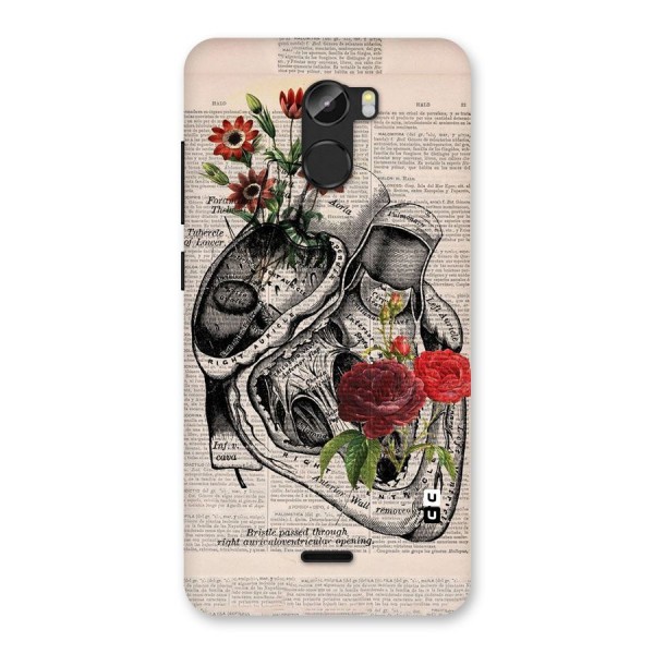 Heart Newspaper Back Case for Gionee X1