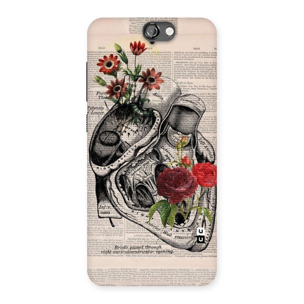 Heart Newspaper Back Case for HTC One A9
