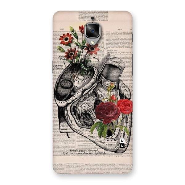 Heart Newspaper Back Case for OnePlus 3