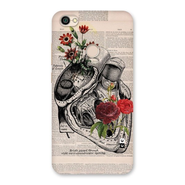 Heart Newspaper Back Case for Redmi Y1 2017