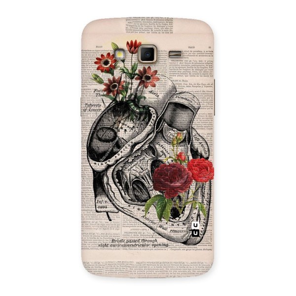 Heart Newspaper Back Case for Samsung Galaxy Grand 2
