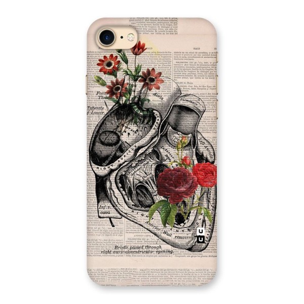 Heart Newspaper Back Case for iPhone 7