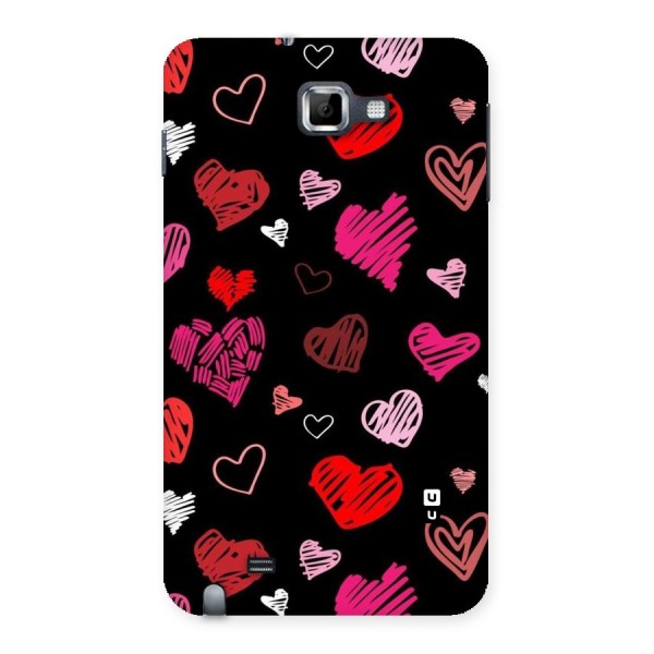 Hearts Art Pattern Back Case for Galaxy Note