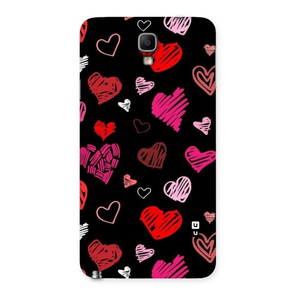 Hearts Art Pattern Back Case for Galaxy Note 3 Neo