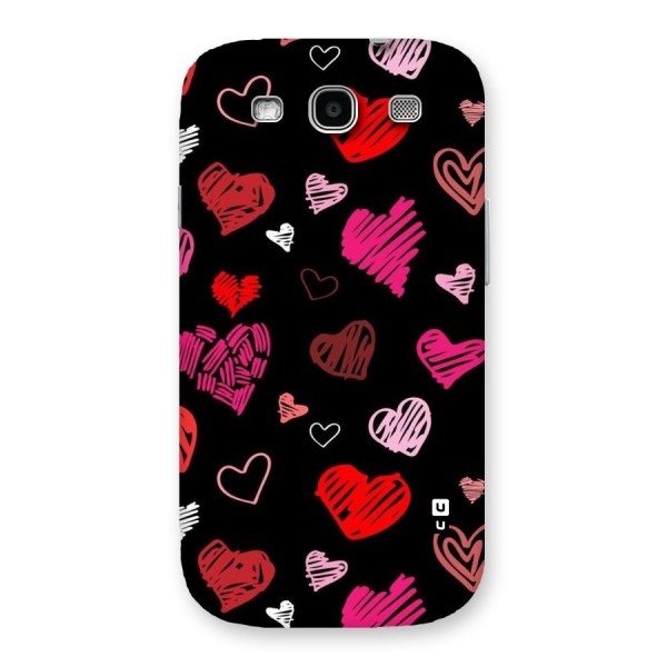 Hearts Art Pattern Back Case for Galaxy S3