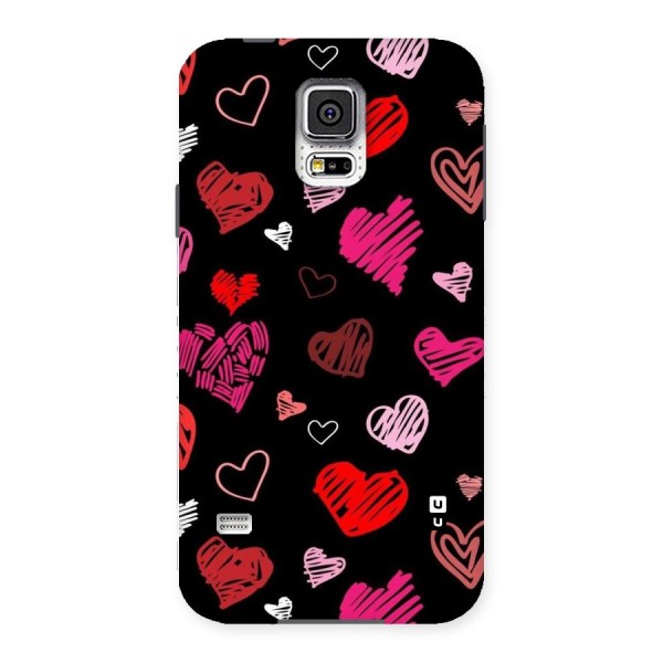 Hearts Art Pattern Back Case for Samsung Galaxy S5