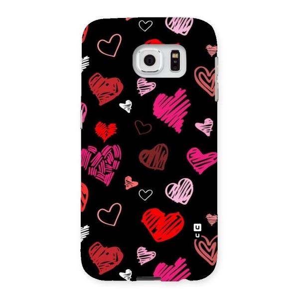 Hearts Art Pattern Back Case for Samsung Galaxy S6