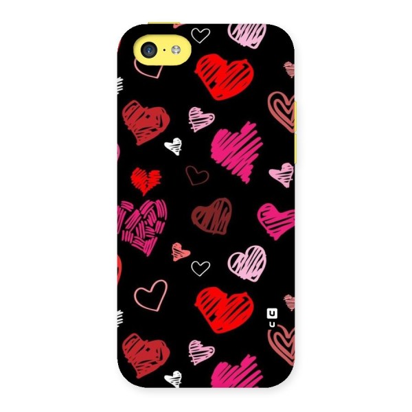Hearts Art Pattern Back Case for iPhone 5C