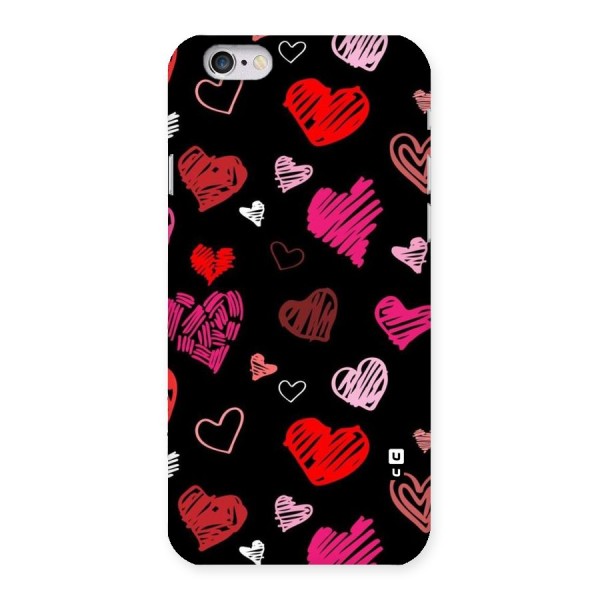 Hearts Art Pattern Back Case for iPhone 6 6S